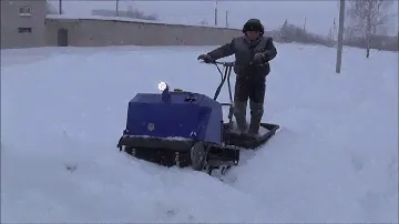 Мотобуксировщик Лидер-1 с реверсом