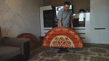Казахский складной стол.