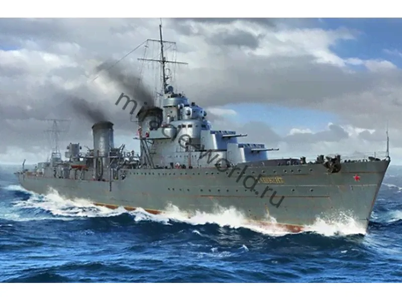 Trumpeter 05357 «Ташкент» проект 20И образца 1942г. /лидер эскадренных миноносцев/ 1/350-0