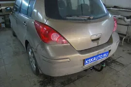 Фаркоп Лидер-Плюс для Nissan Tiida C11 хэтчбек 2004-2014. Артикул N114-A