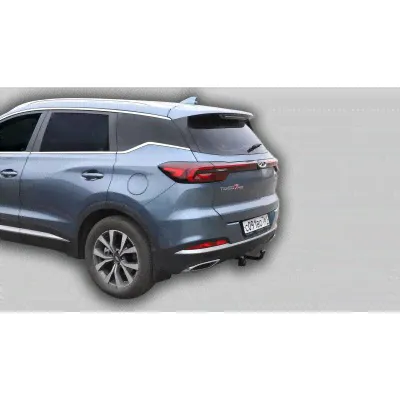 ТСУ Лидер Плюс C106-A для Chery Tiggo 7 Pro 2020- без выреза бампера. Нагрузки: 1200/75 кг