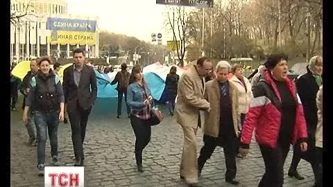 На Майдані активісти відсвяткували 96 річницю створення Білоруської республіки