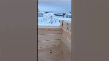 Сборка брусового дома в "Теплый угол"